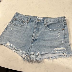 Agolde Parker Vintage Cut Off Short in Swapmeet